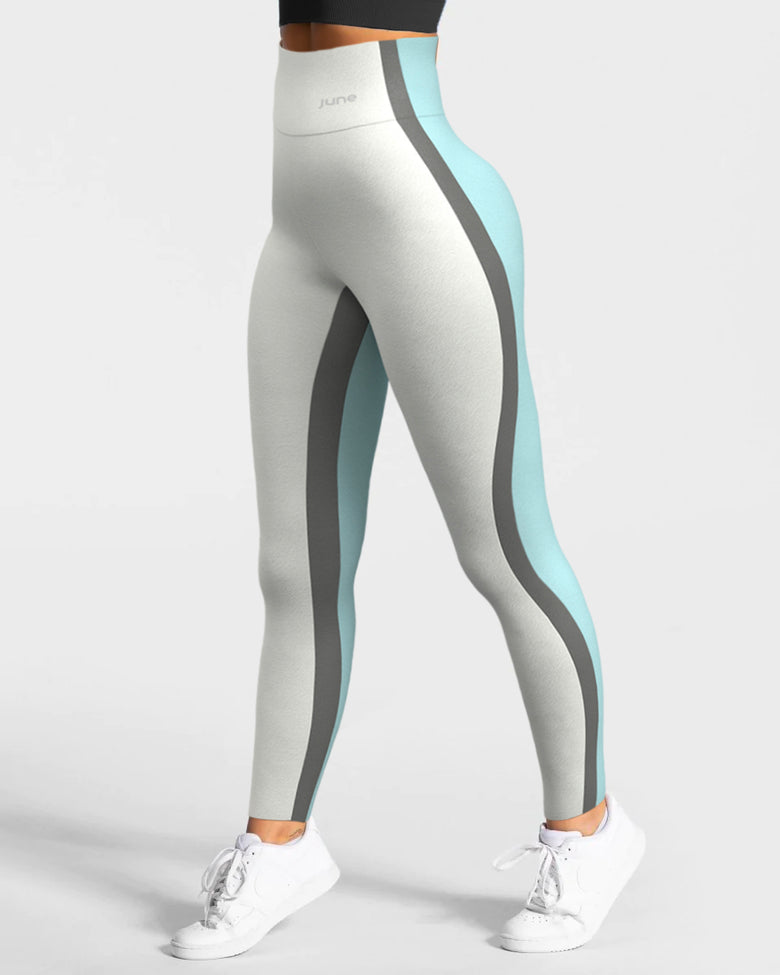 Accelerate High Waist Leggings - White