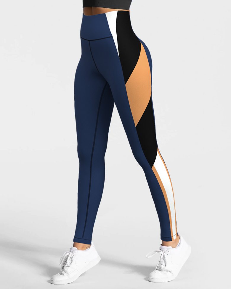 Blast High Waist Leggings - Blue