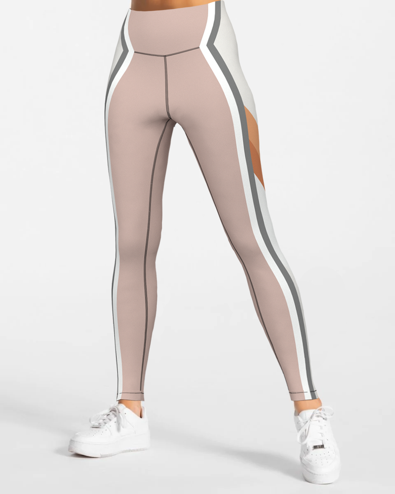 Elevate High Waist Leggings - Khaki