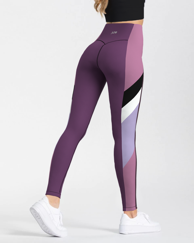 Elevate High Waist Leggings - Purple