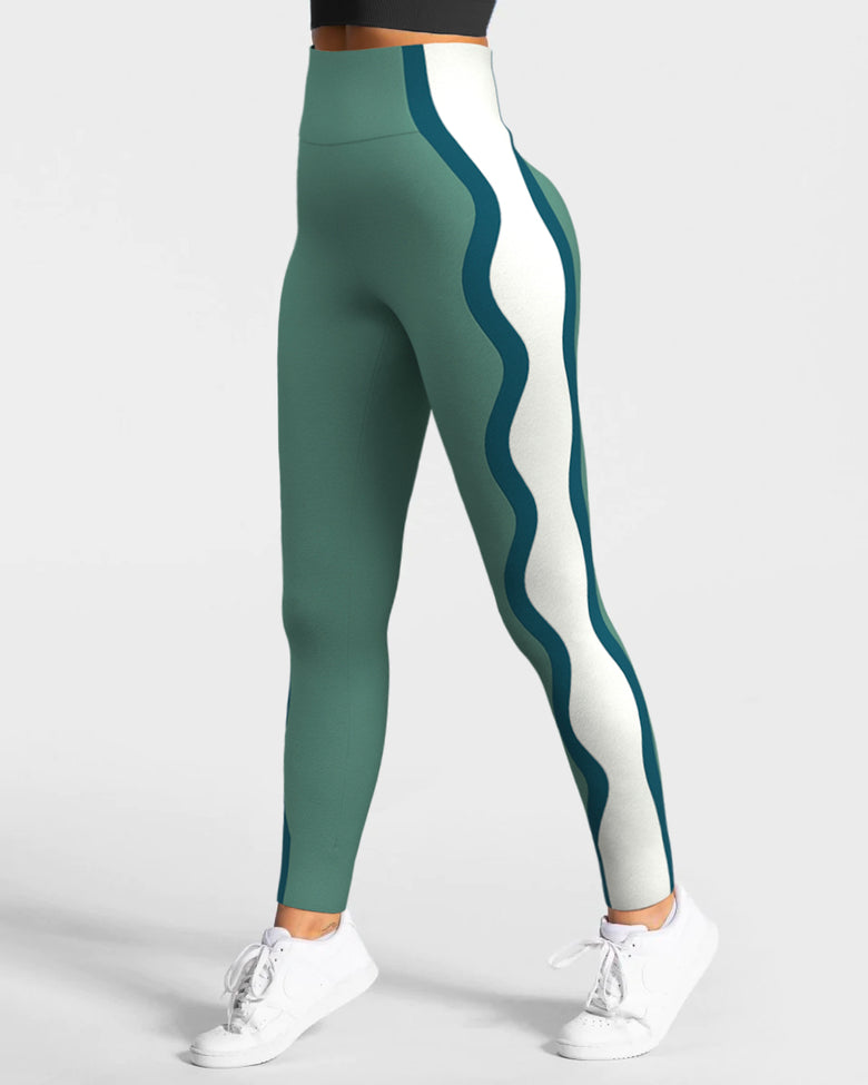 Enduro High Waist Leggings - Green