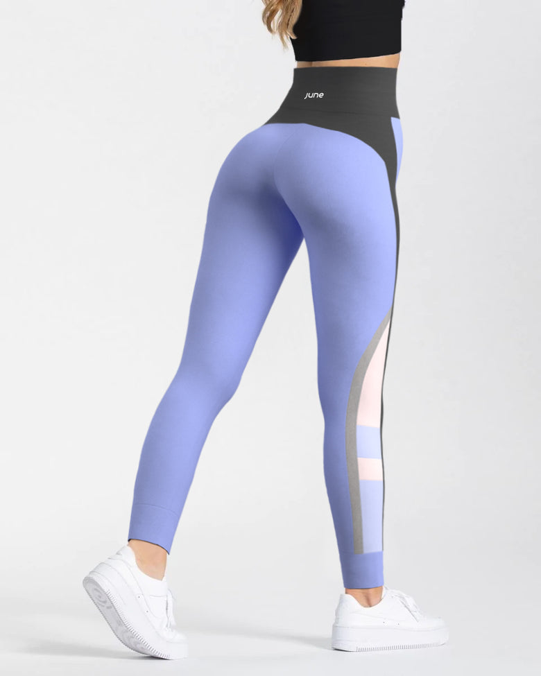 Sprint High Waist Leggings - Blue