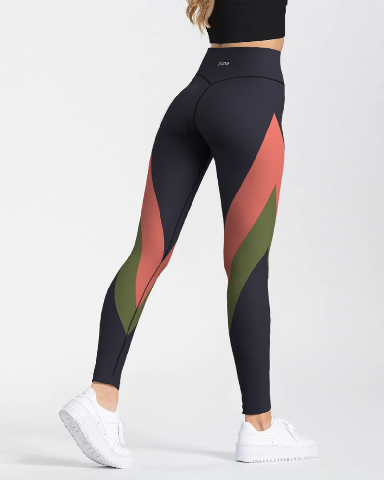 Surge High Waist Leggings - Autumn