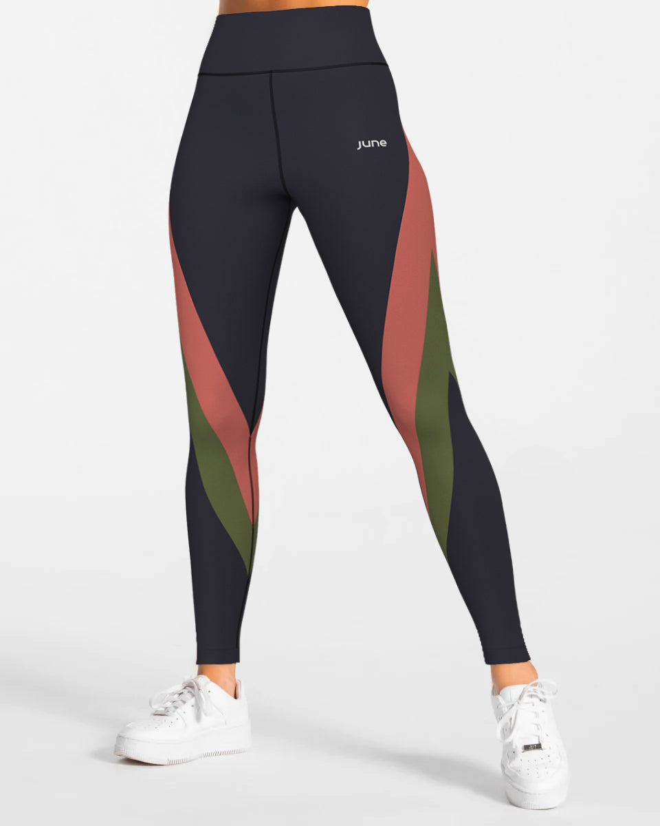 Surge High Waist Leggings - Autumn