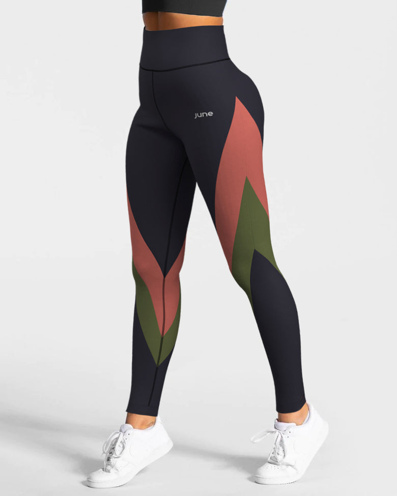 Surge High Waist Leggings - Autumn