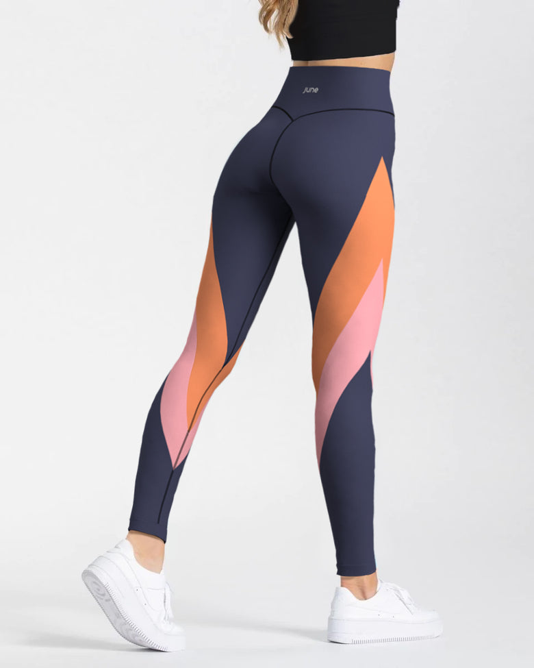 Surge High Waist Leggings - Blush