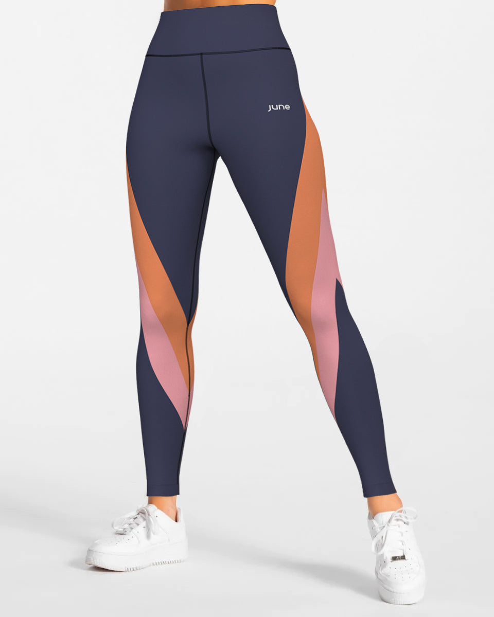 Surge High Waist Leggings - Blush