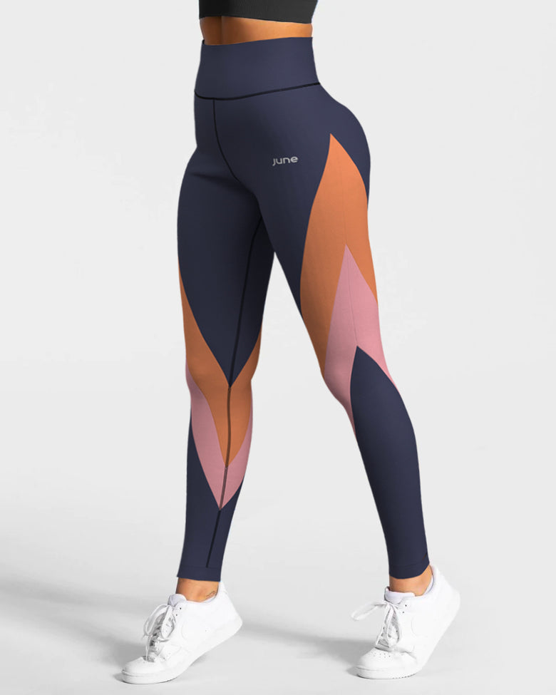 Surge High Waist Leggings - Blush