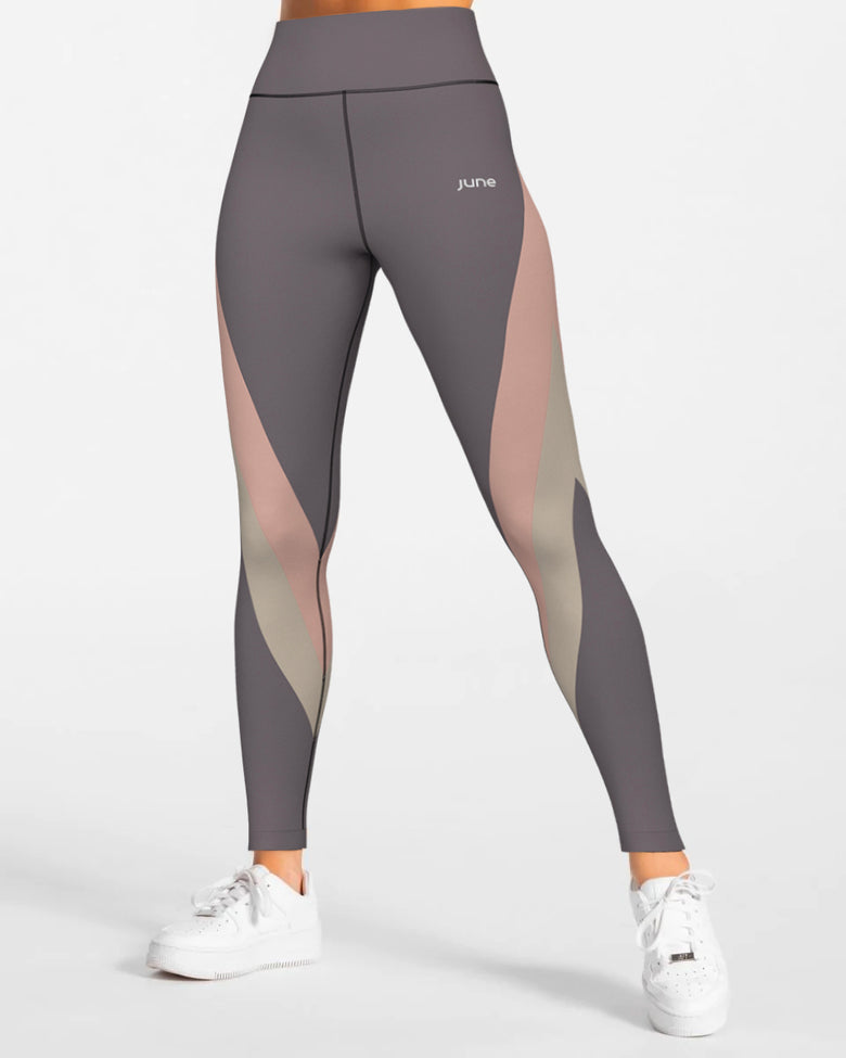 Surge High Waist Leggings - Blush Taupe