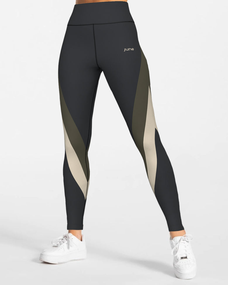 Surge High Waist Leggings - Shadow