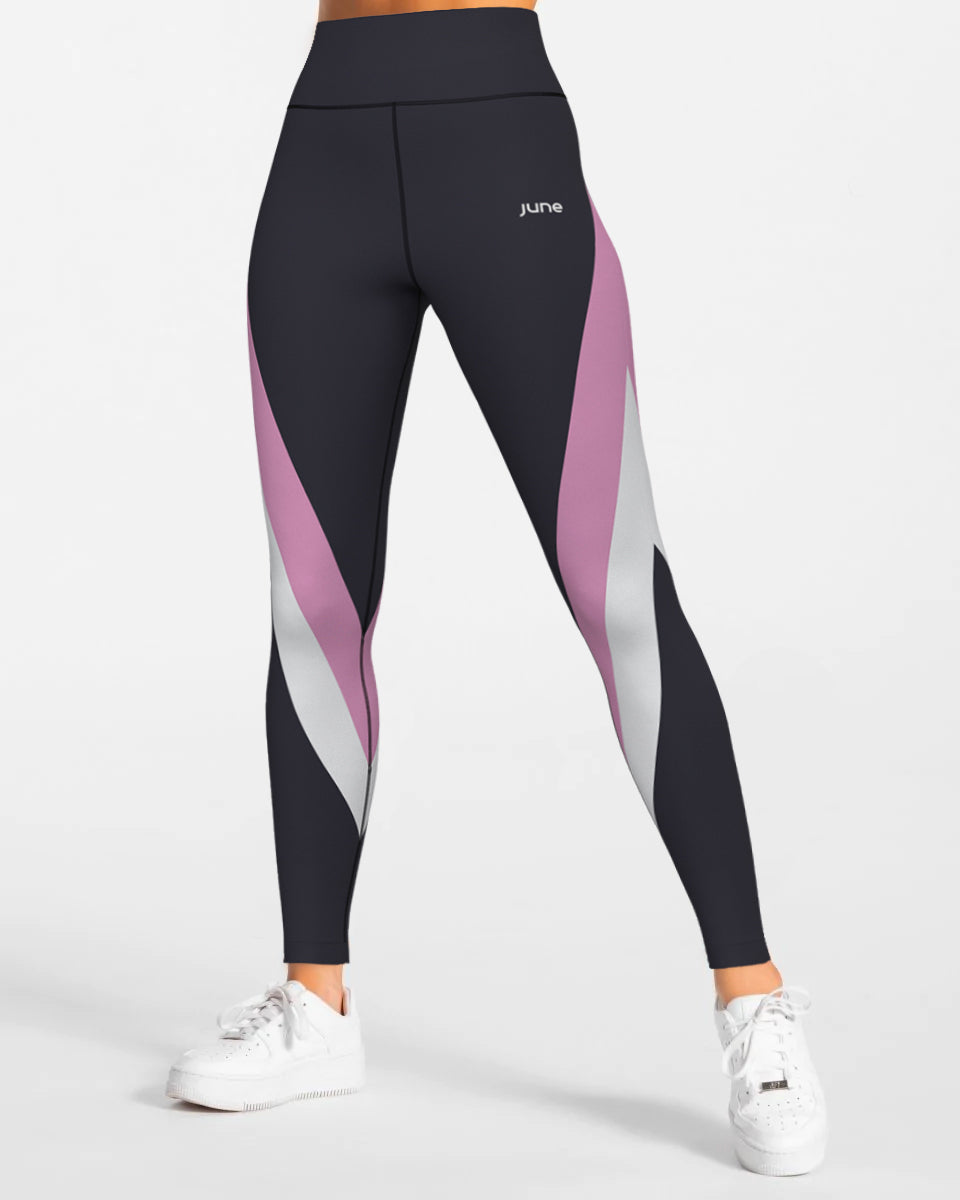 Surge High Waist Leggings - Velvet Plum