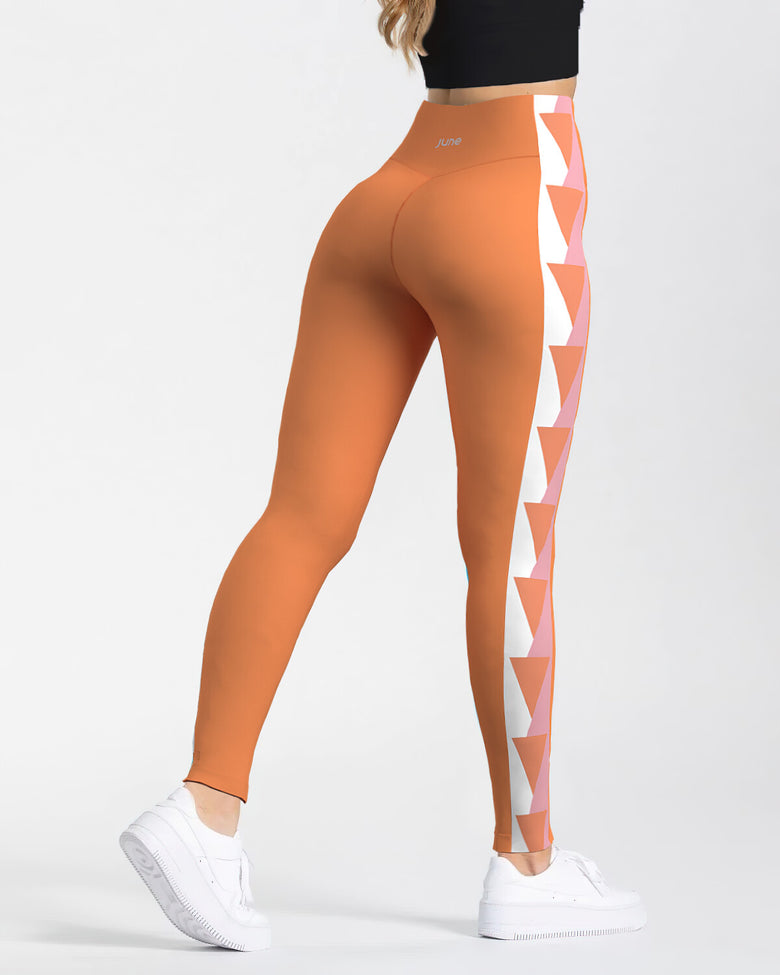 Vitality High Waist Leggings - Orange