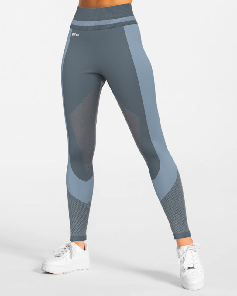 Aero Seamless Leggings - Dark Blue