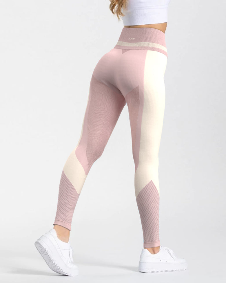 Aero Seamless Leggings - Pink – June Label