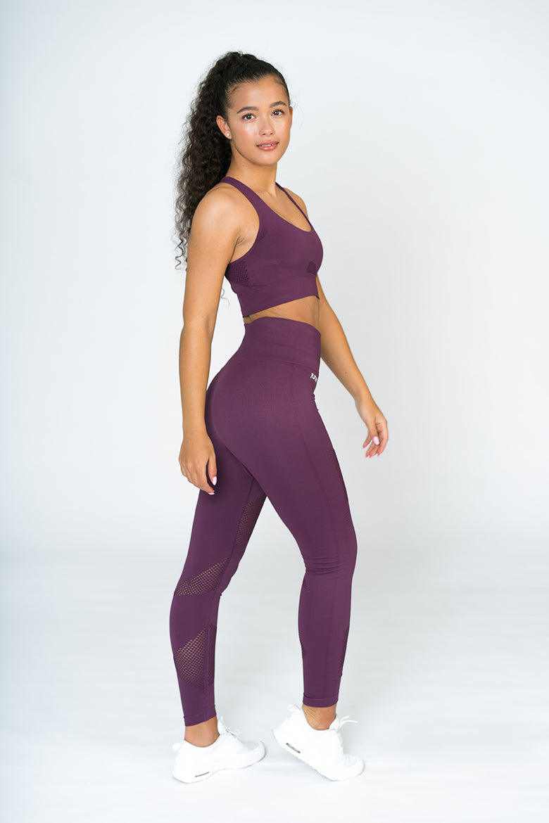 MOTO SEAMLESS PLUM