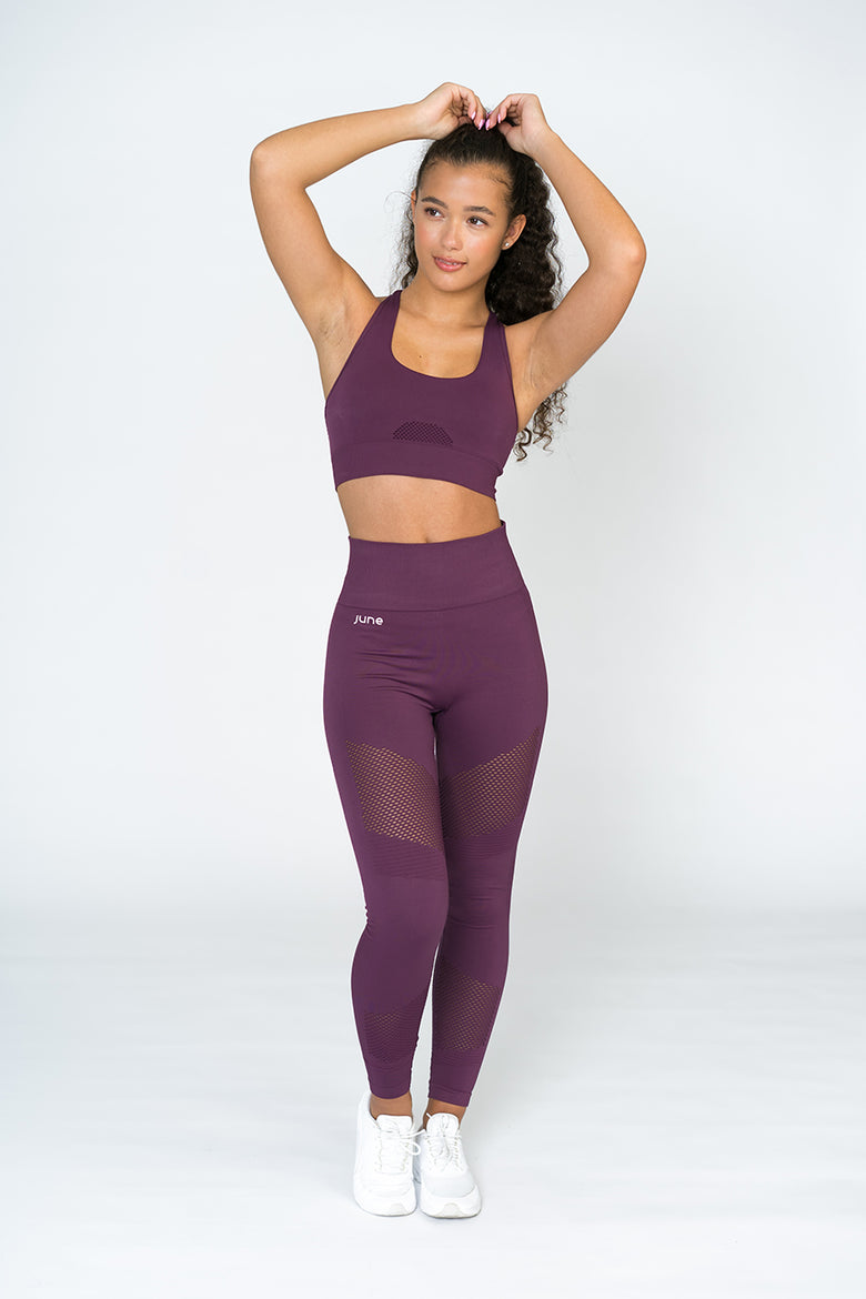 MOTO SEAMLESS PLUM