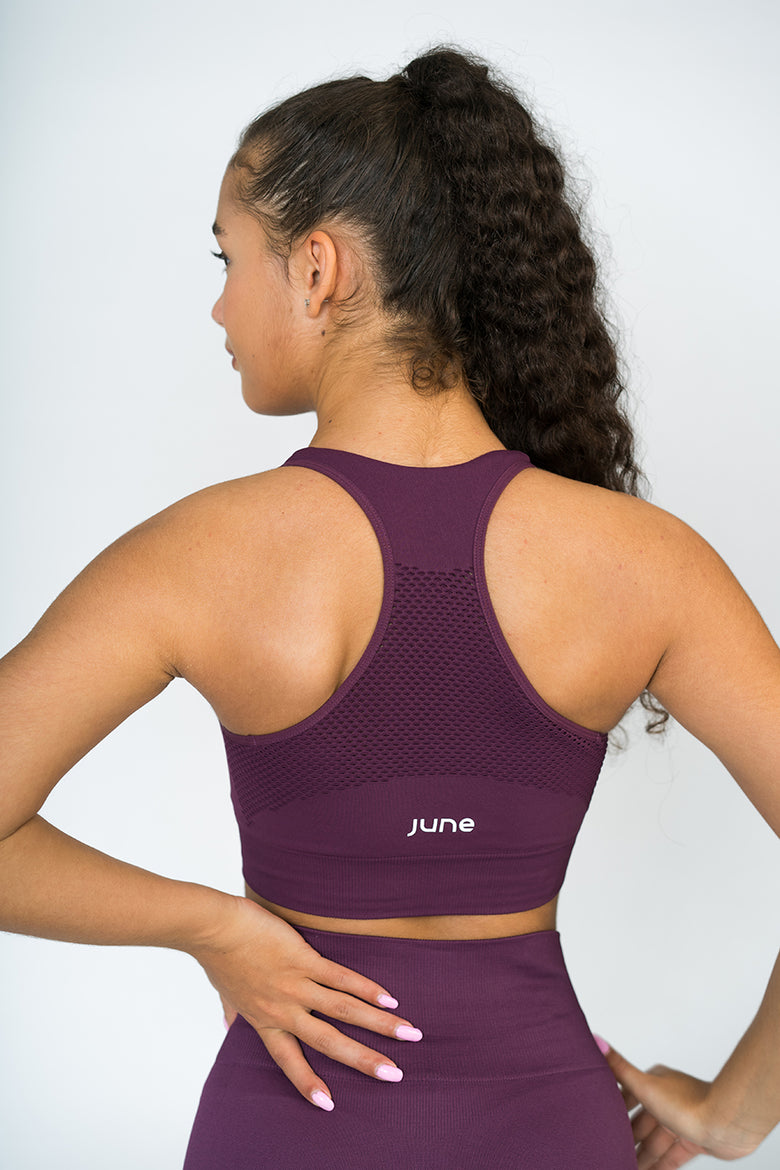 MOTO SEAMLESS PLUM