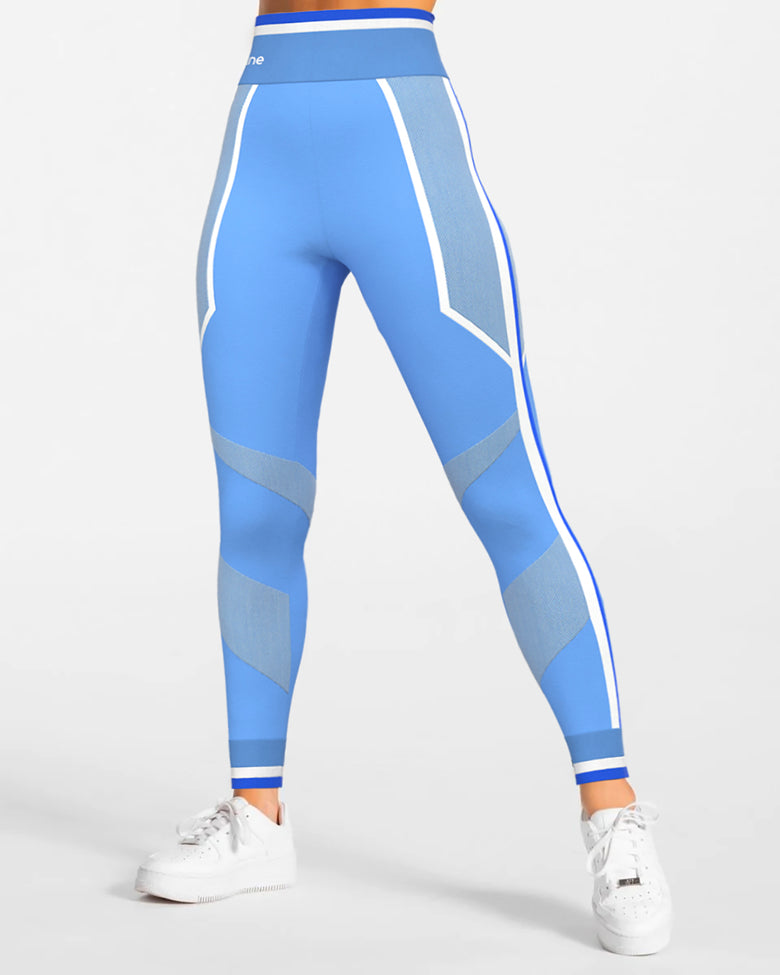 Nova High-Waisted Leggings - Blue